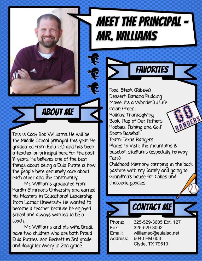 Meet Mr. Williams