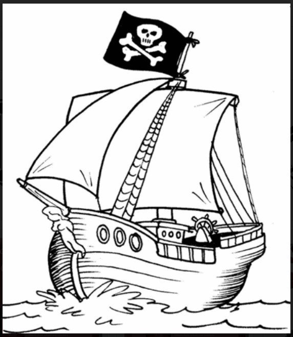 Pirate Ship Graphic