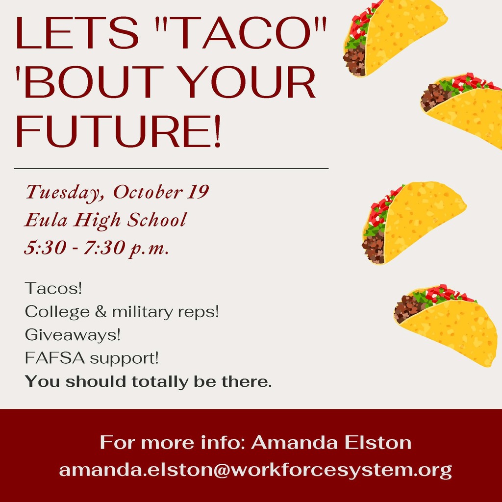 Let's "Taco" 'Bout Your Future flyer